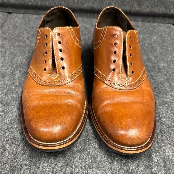 Cole Haan Brown Leather Oxford Shoes Timeless Style - Picture 5 of 8